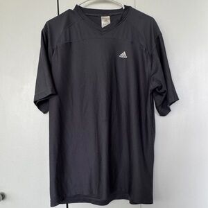 Adidas Men's Dark Gray Short Sleeve Top